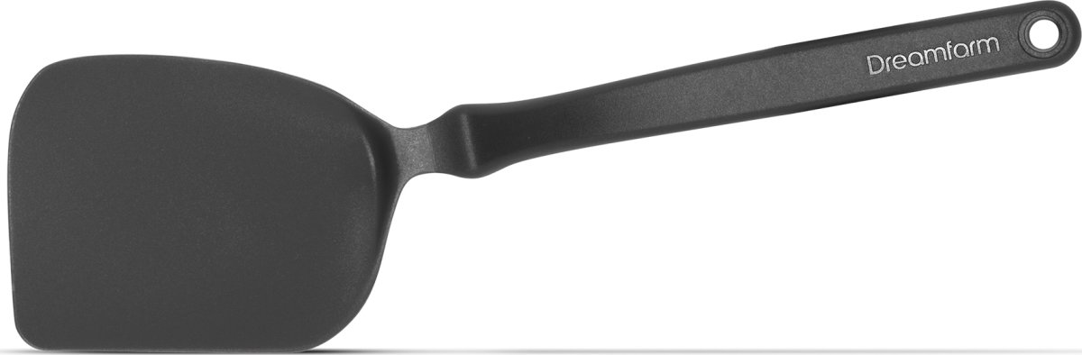 Dreamfarm Mini Chopula stekspade, 23,6 cm, svart