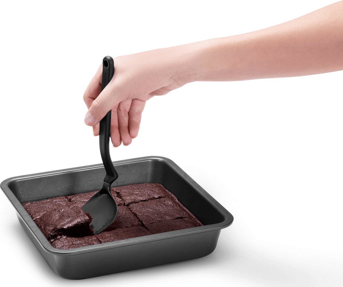 Dreamfarm Mini Chopula stekspade, 23,6 cm, svart