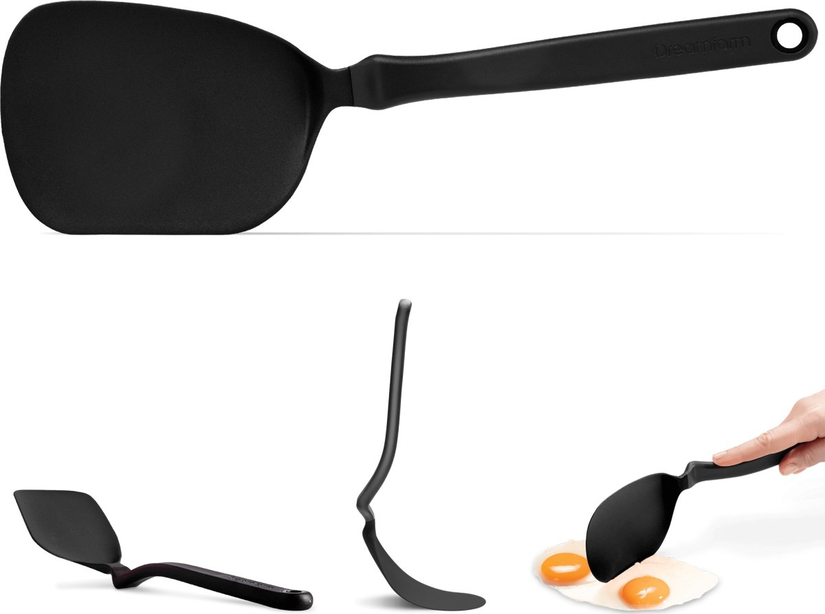 Dreamfarm Chopula stekspade, 29,5 cm, svart
