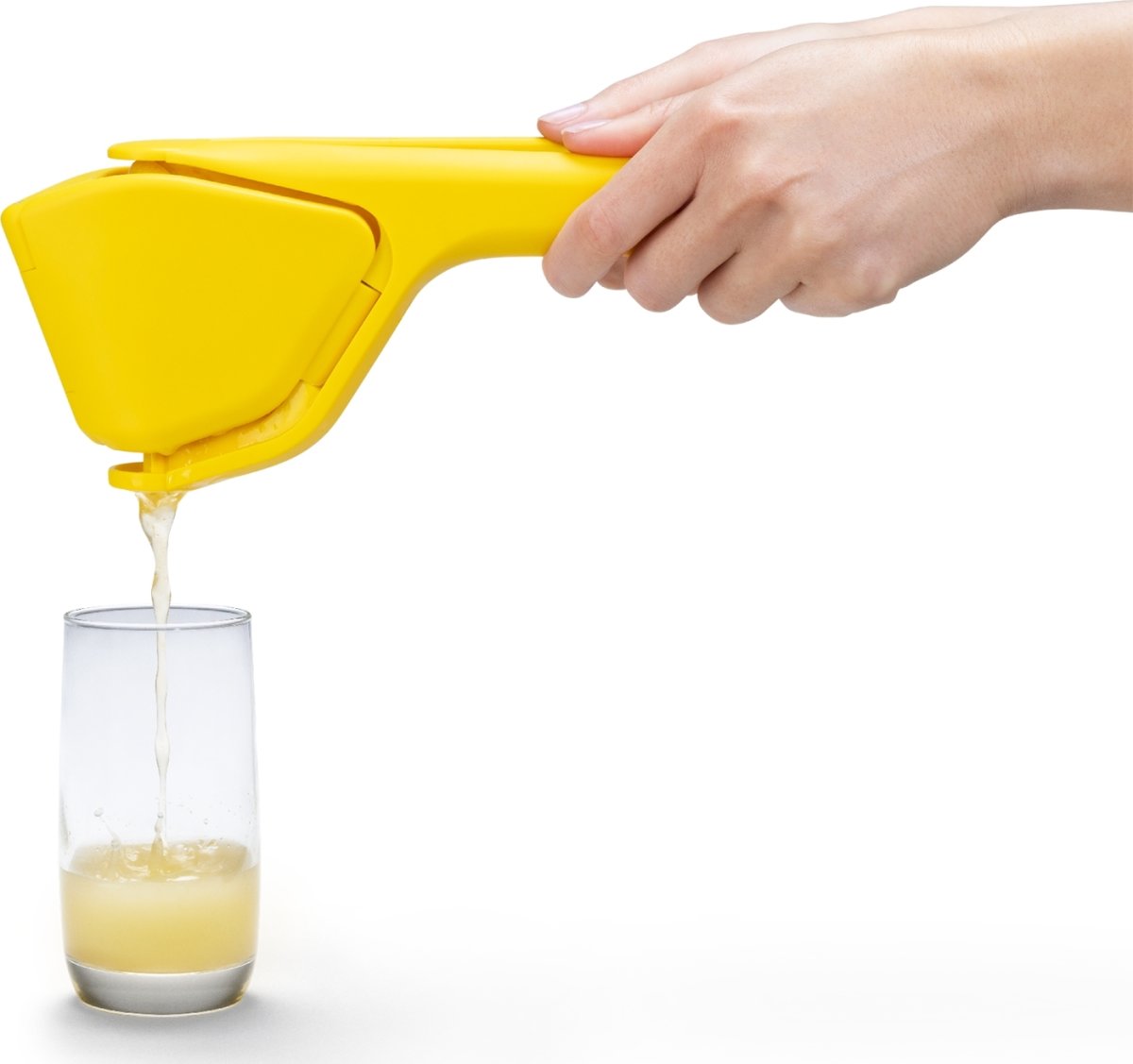 Dreamfarm Fluicer citronpress, 25cm, gul