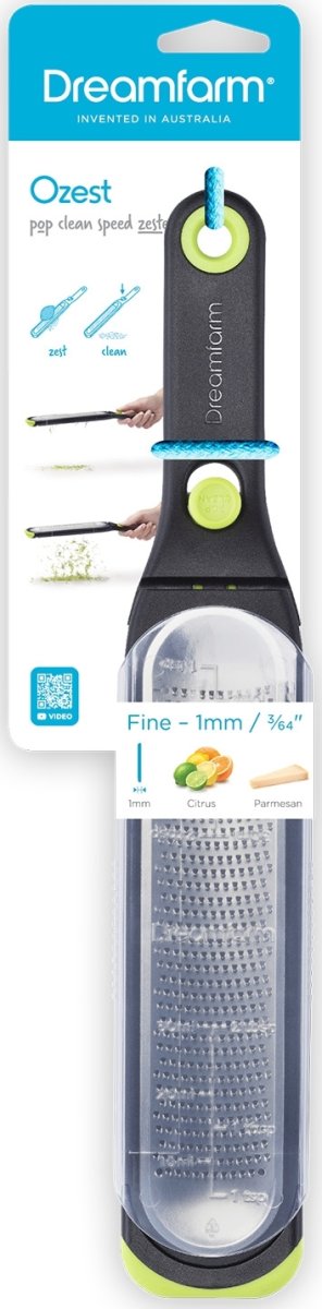 Dreamfarm Ozest rivjärn smalt, 32cm, svart