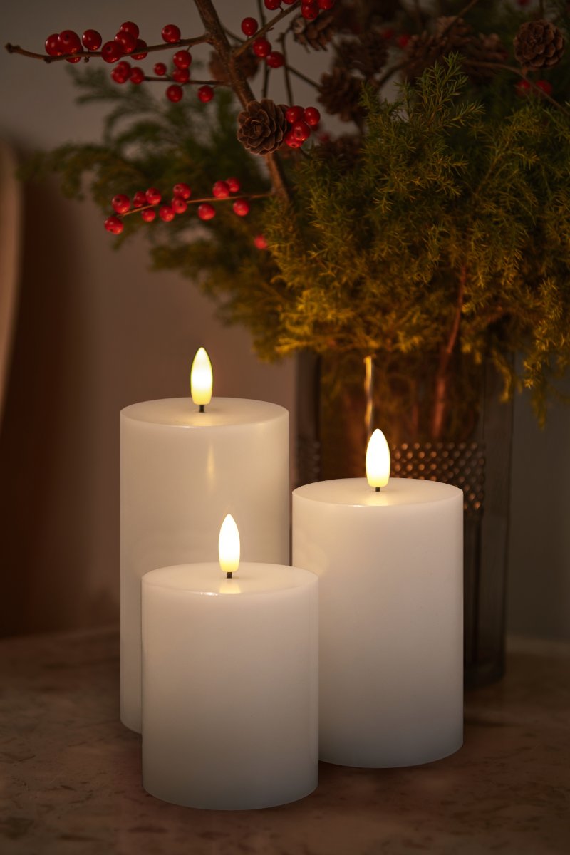 Sille Exclusive LED Ljus, Ø7,5 xH10 / 12,5 / 15cm