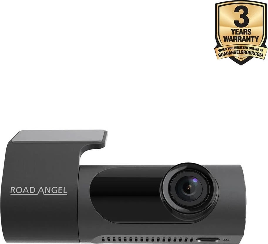 Road Angel Dash Cam Bilkamera 1080p, Svart