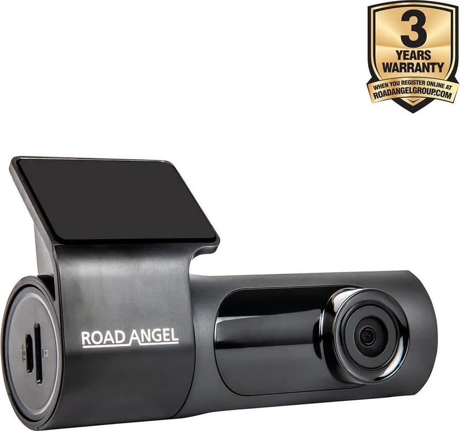 Road Angel Dash Cam Bilkamera 1080p, Svart