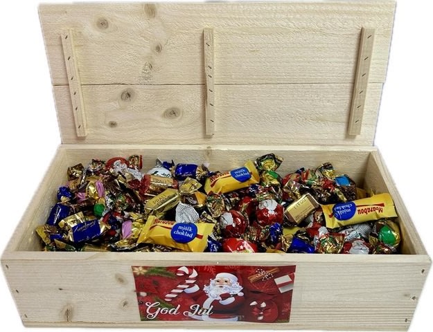 Jullåda med choklad, 2 kg
