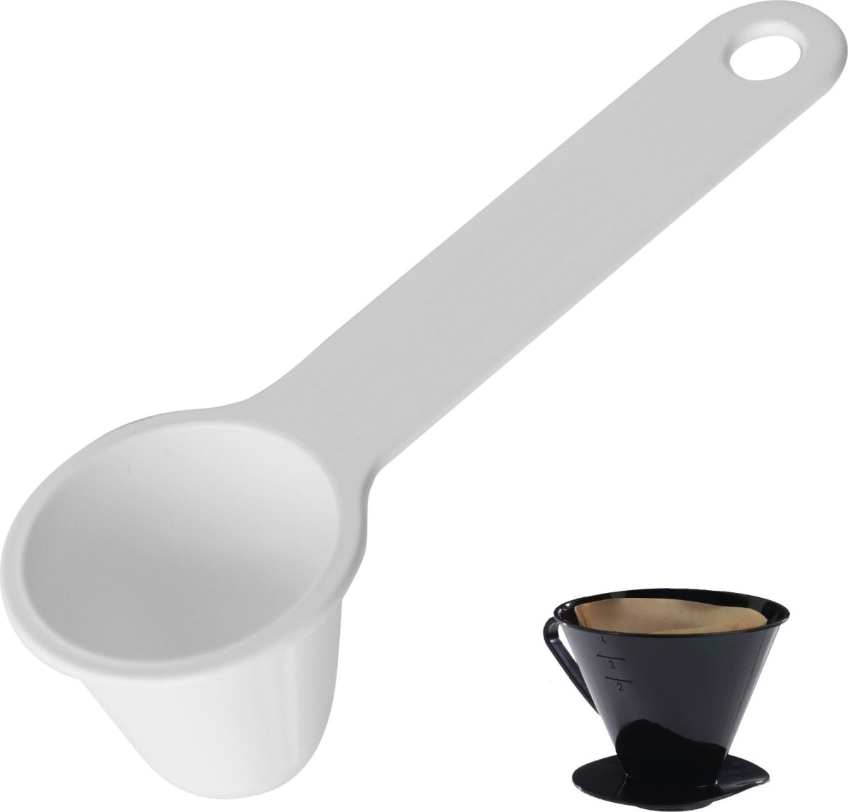 Westmark Kaffemått, plast, vit, 6g.