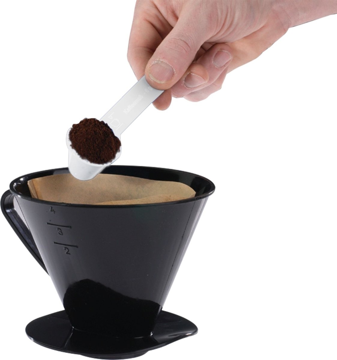 Westmark Kaffemått, plast, vit, 6g.
