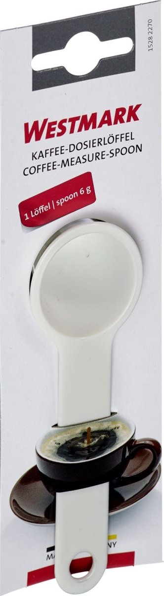 Westmark Kaffemått, plast, vit, 6g.