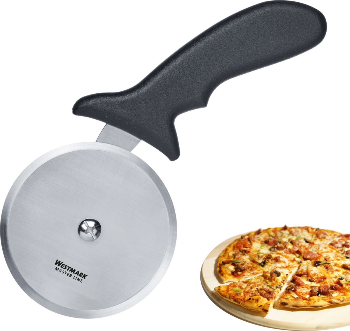 Westmark Master Line pizzaskärare, svart, Ø10cm