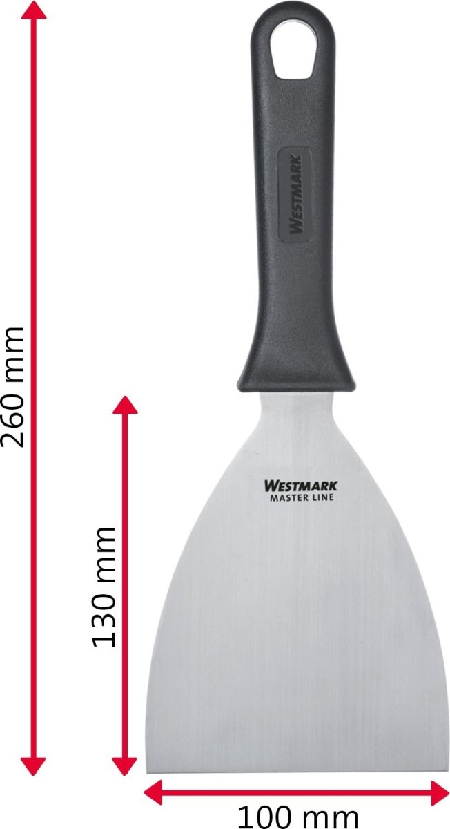 Westmark Skrapa Master Line, stål, 26x10cm
