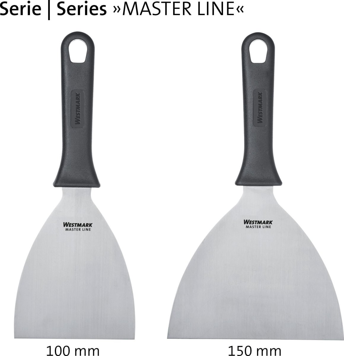 Westmark Skrapa Master Line, stål, 26x10cm