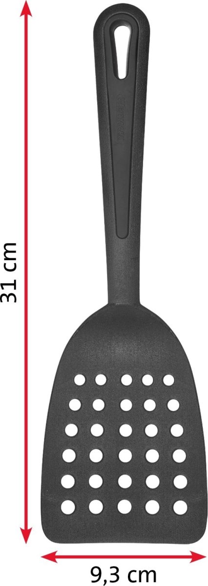 Westmark Palett med hål bred Gentle, svart, 31cm
