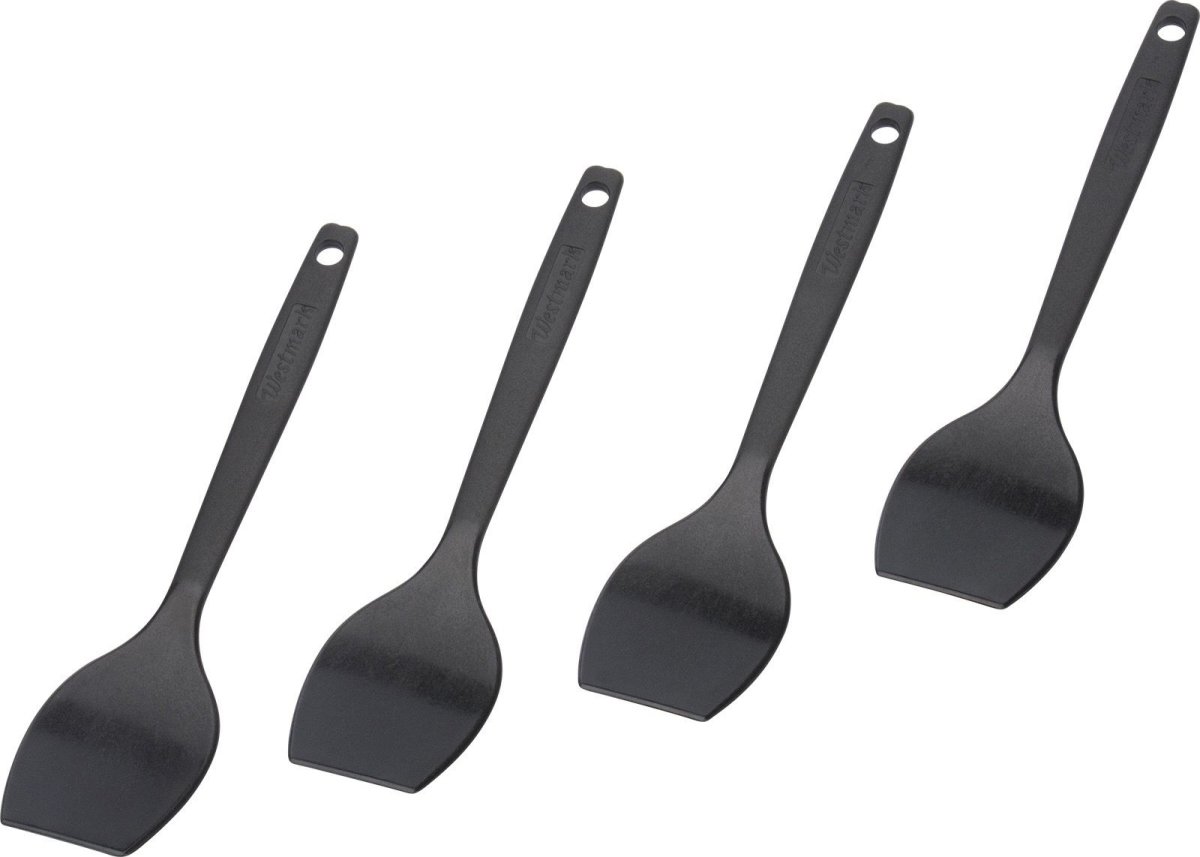 Westmark Raclette-spatlar 4 st, plast, svart, 17cm