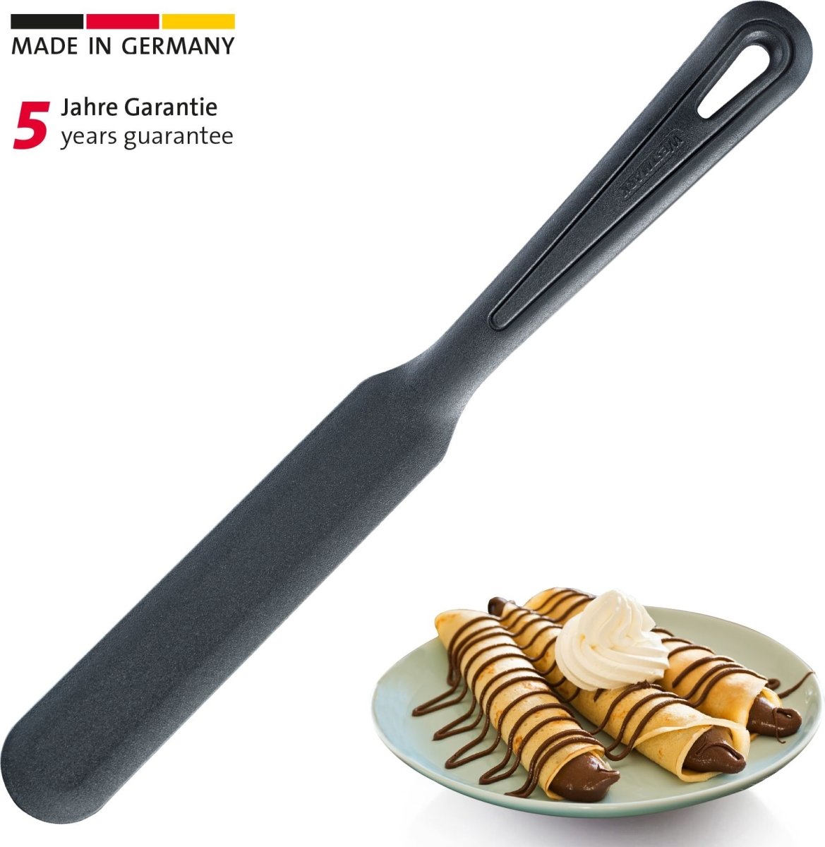Westmark Pannkakspalett Gentle, plast, svart, 33cm