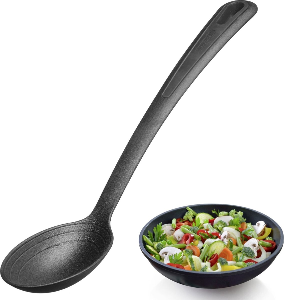 Westmark Grytslev med mått Gentle, svart, 33,5 cm