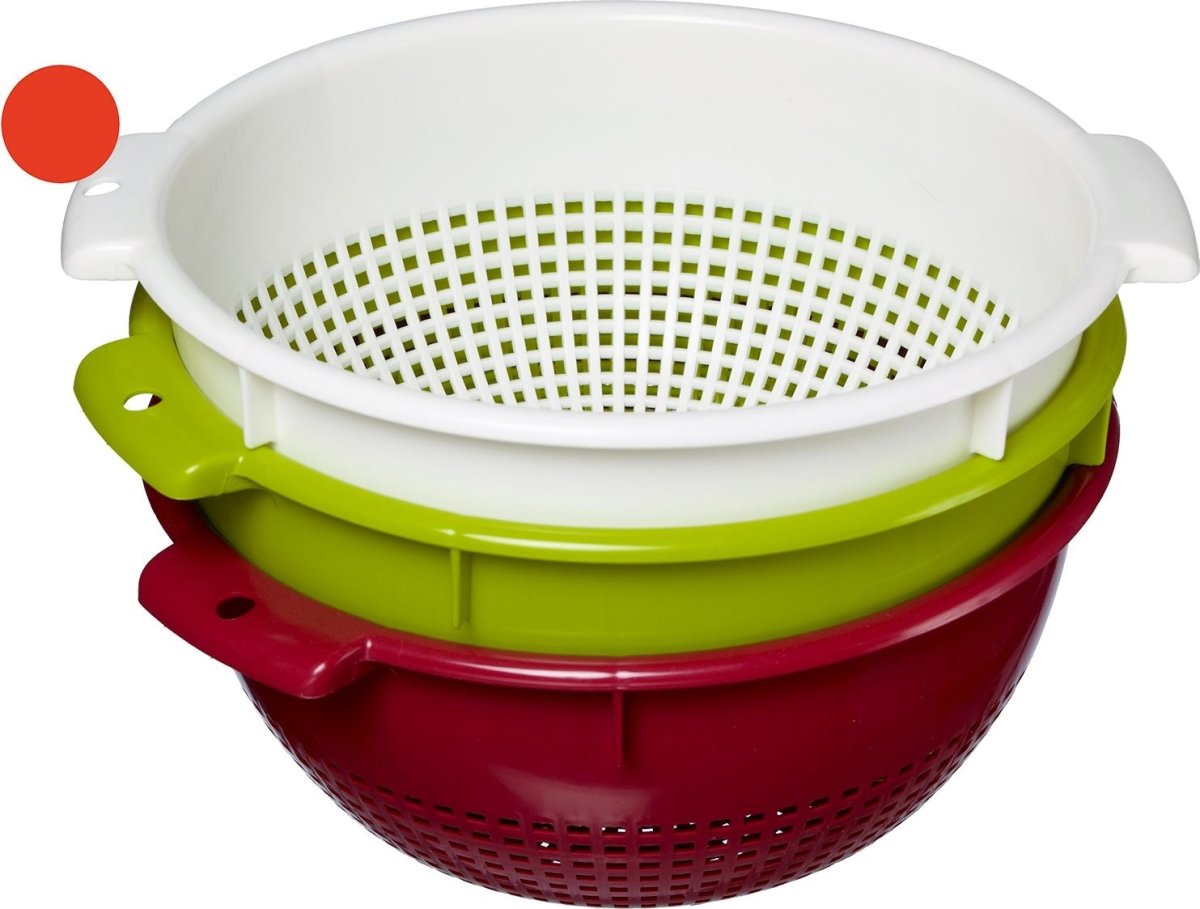 Westmark Dörrknackare, plast, vit, Ø24cm