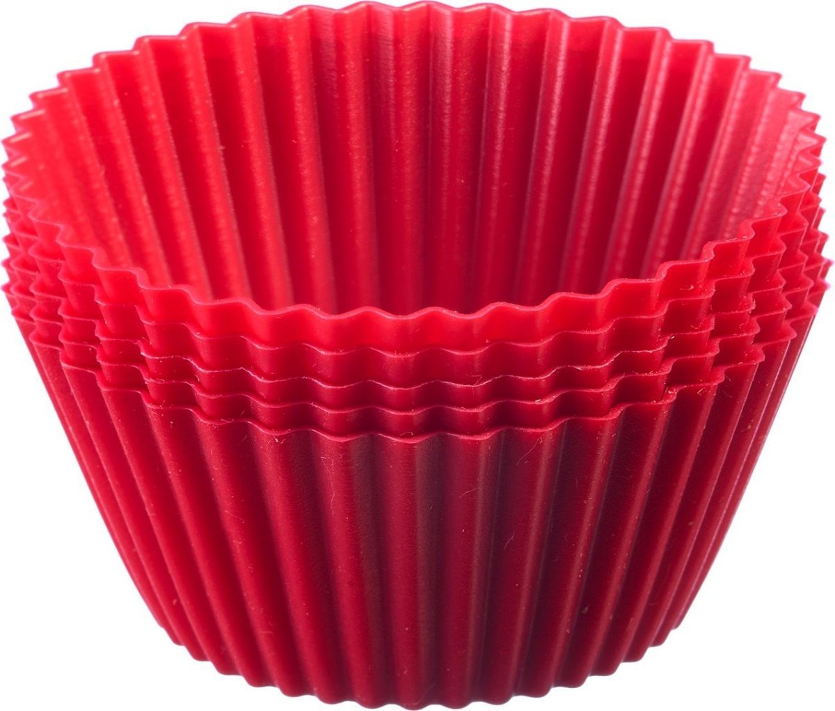 Westmark Muffinsformar, silikon, röd, Ø7cm, 6 st