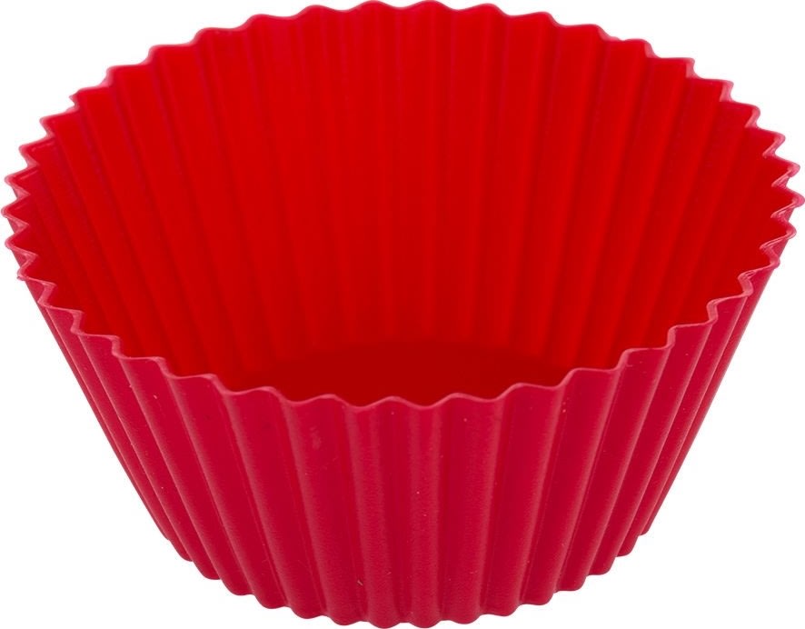 Westmark Muffinsformar, silikon, röd, Ø7cm, 6 st