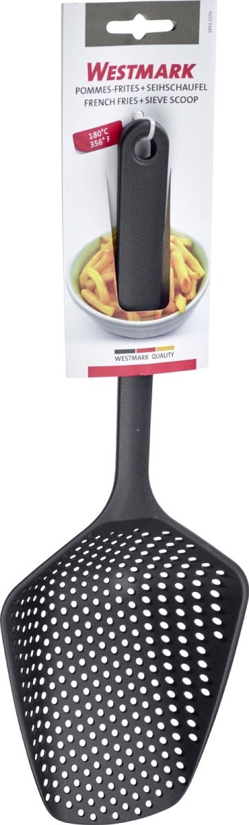 Westmark Pommes frites-sked, plast, svart, 34,5 cm
