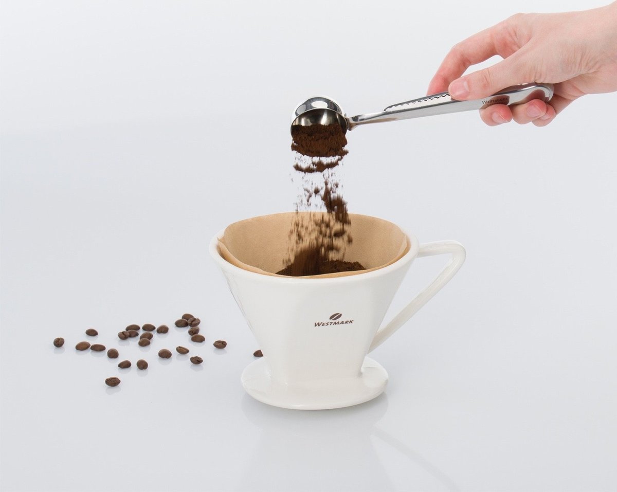 Westmark Kaffemått med klämma, stål, 6g.