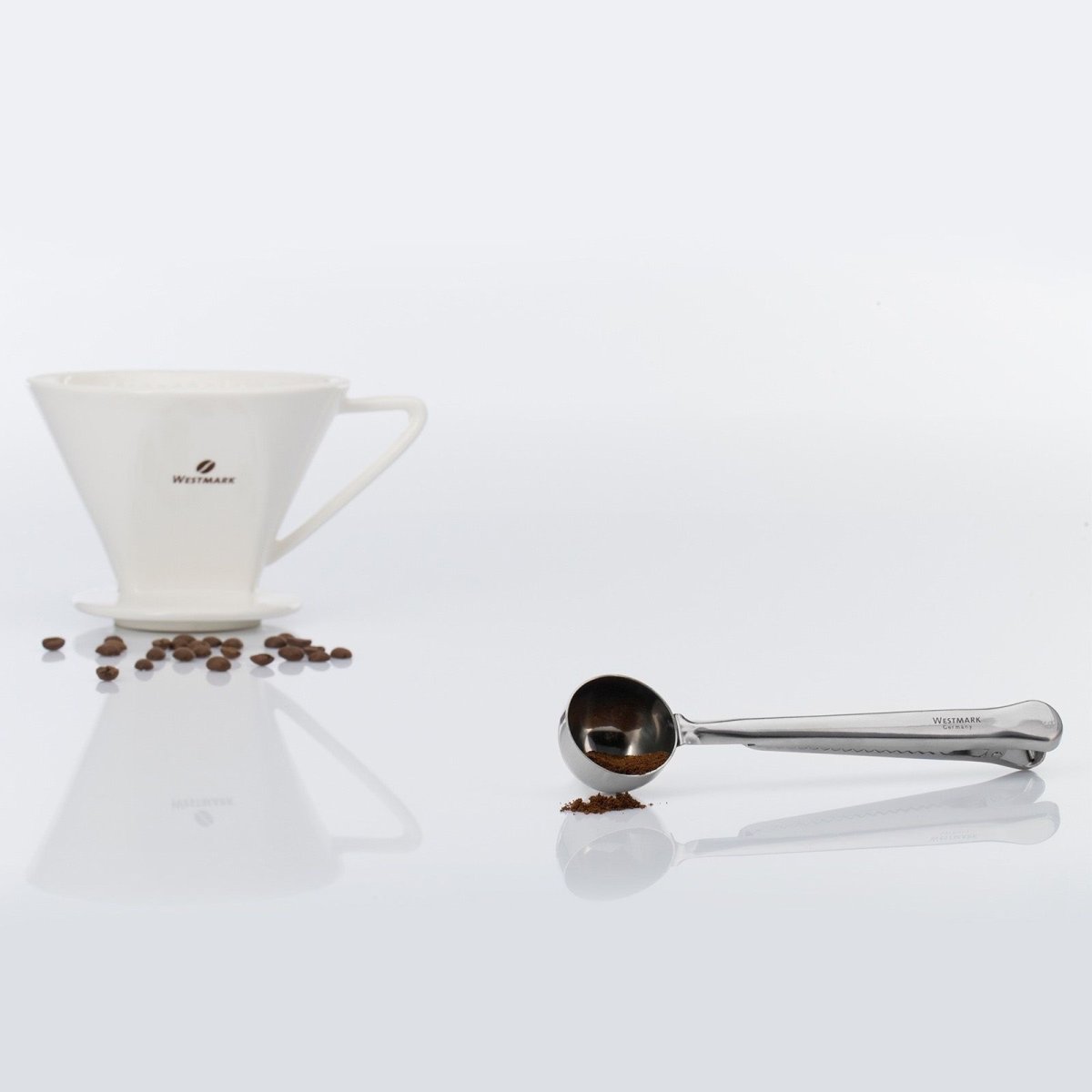 Westmark Kaffemått med klämma, stål, 6g.