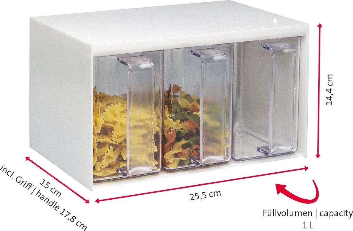 Westmark Låddispenser 3 lådor, 1L