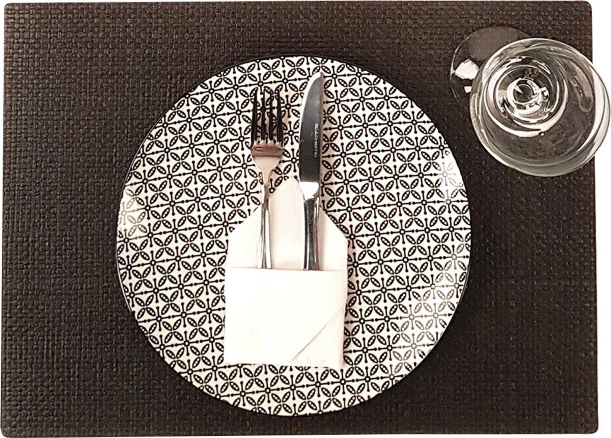 Westmark underlägg, plast, svart, 45x32,5cm