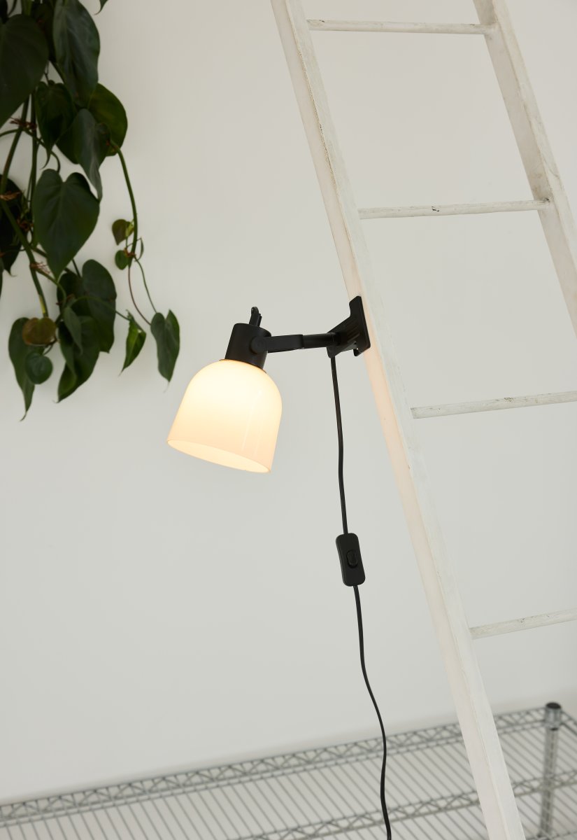 Glow klämlampa Ø15 cm, svart