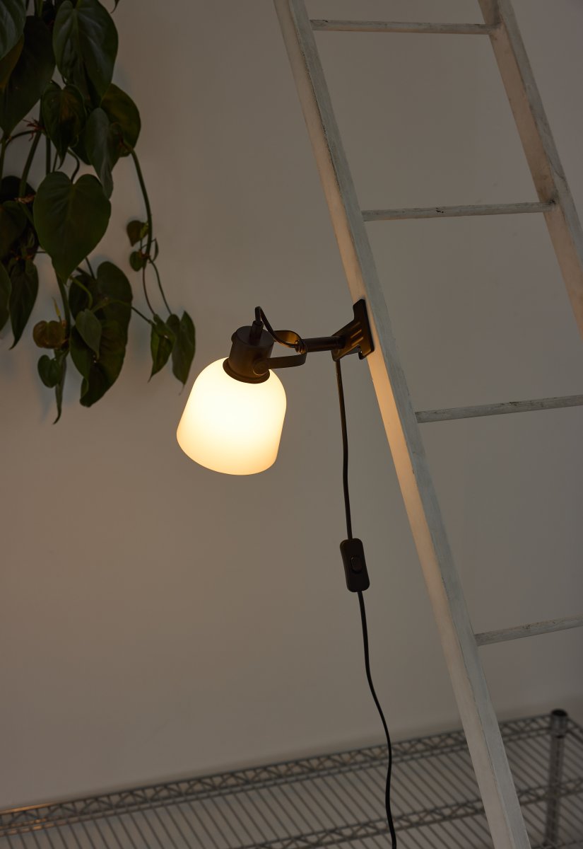 Glow klämlampa Ø15 cm, svart