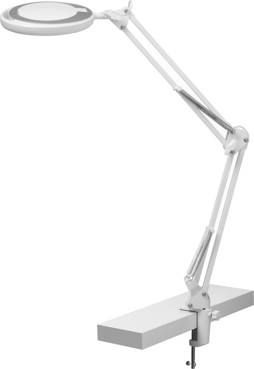 Magni Archi klämlampa, vit
