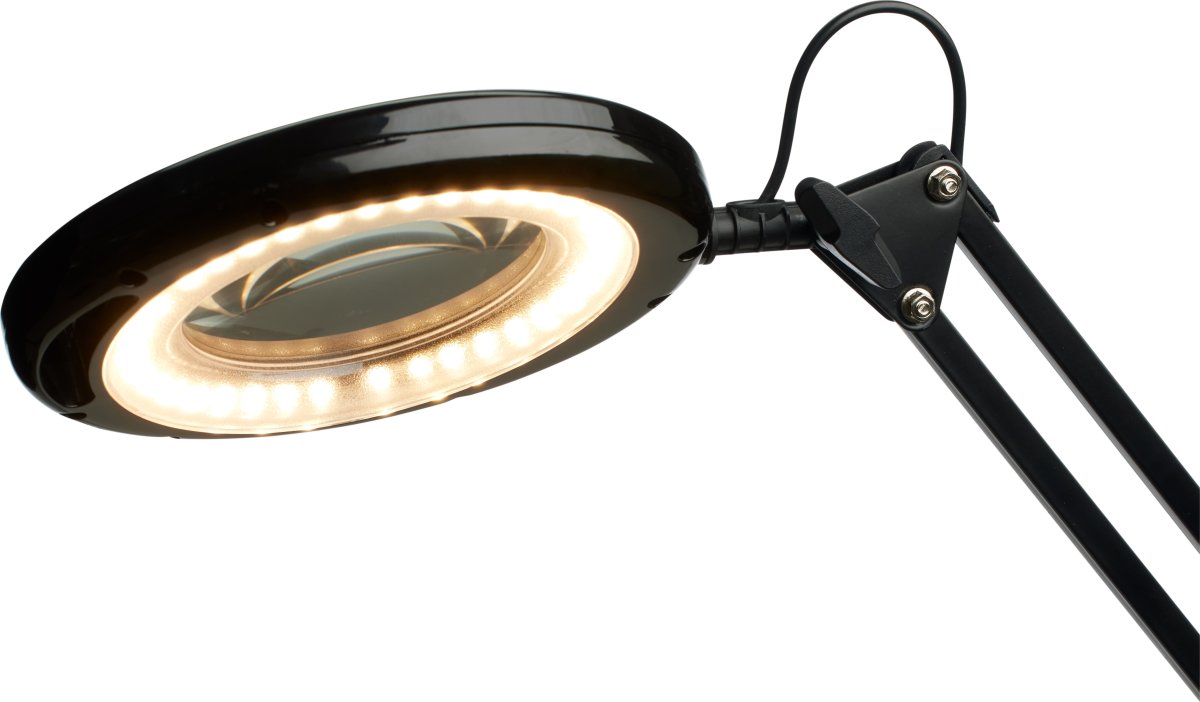 Magni Archi klämlampa, svart