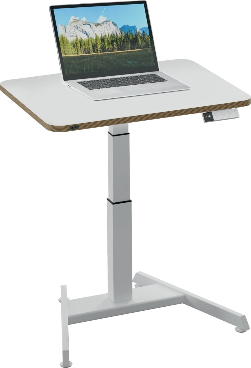 Leitz Ergo elektriskt höj- och sänkbart bord, vit