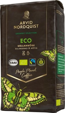 A.Nordquist Kaffe Eco mellanrost, 450g