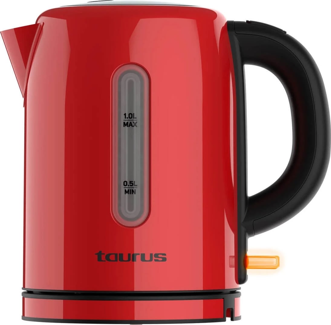 Taurus vattenkokare 2400W Vintage, röd, 1L