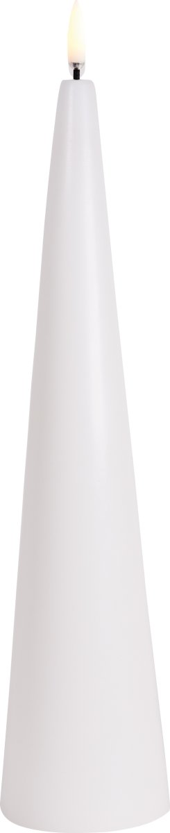 UYUNI LED-ljuskägla, nordisk vit, H.30 cm