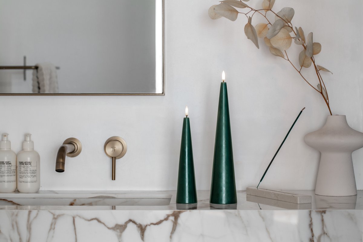 UYUNI LED-kronljus, Pine Green, H.30 cm