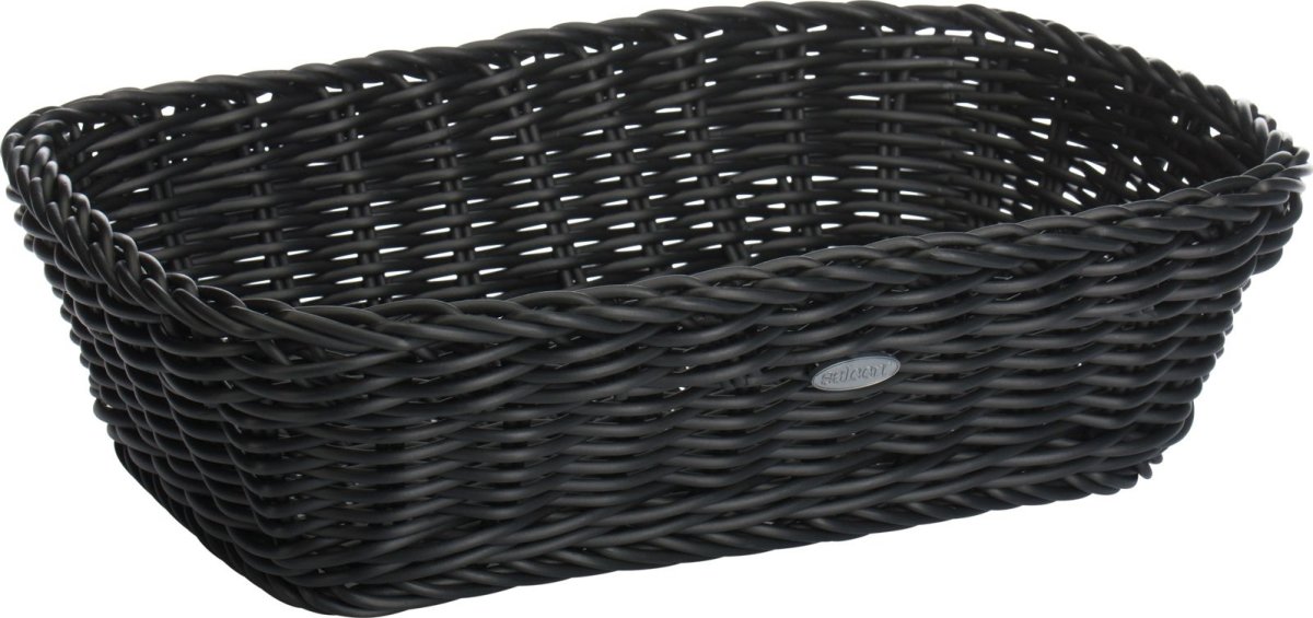 Westmark Saleen Brödkorg svart, 31x21x9 cm