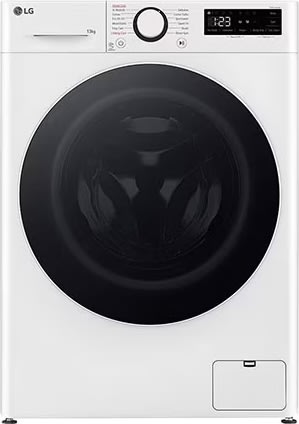 LG Tvättmaskin 13 KG, A, Ånga, vit