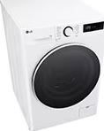 LG Tvättmaskin 13 KG, A, Ånga, vit