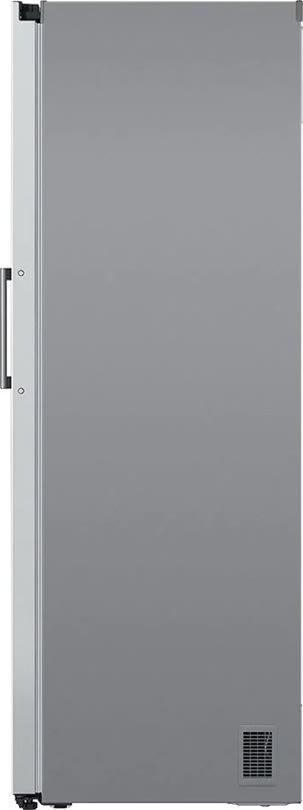 LG Fristående kylskåp, 186cm, stål