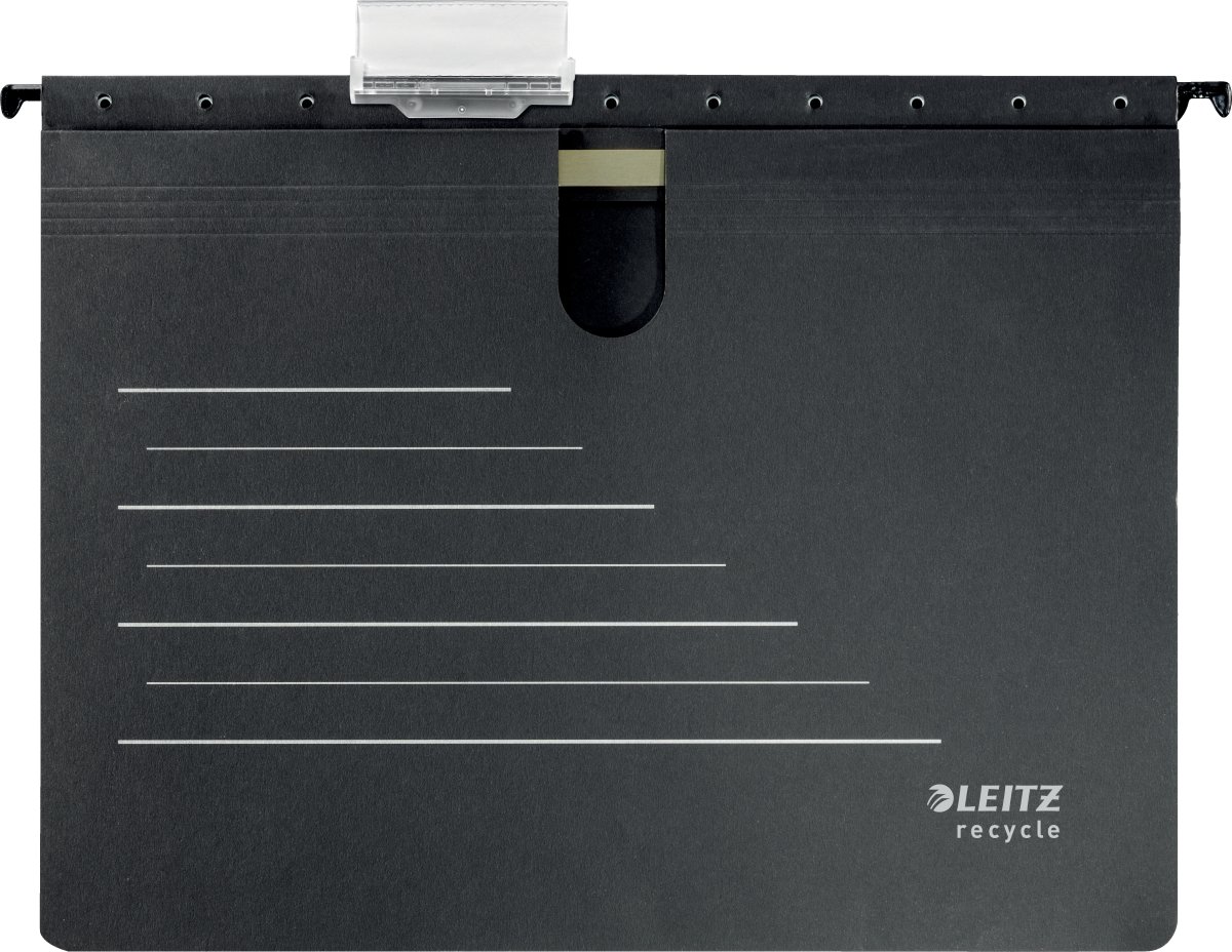 Leitz Recycle hängmapp m. mekanism | A4 | Svart