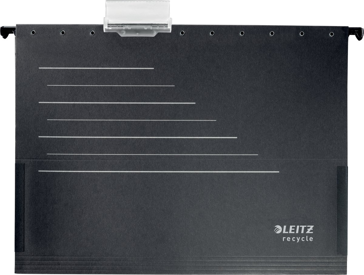 Leitz Recycle hängmappsficka | A4 | Svart