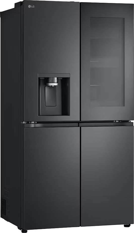 LG Kylskåp med instaview, 638L, Wi-Fi, svart