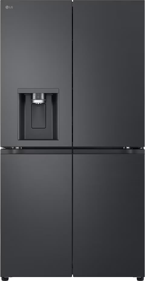 LG kylskåp edm Wi-Fi, 641L, vatten/is, svart