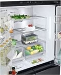 LG kylskåp edm Wi-Fi, 641L, vatten/is, svart