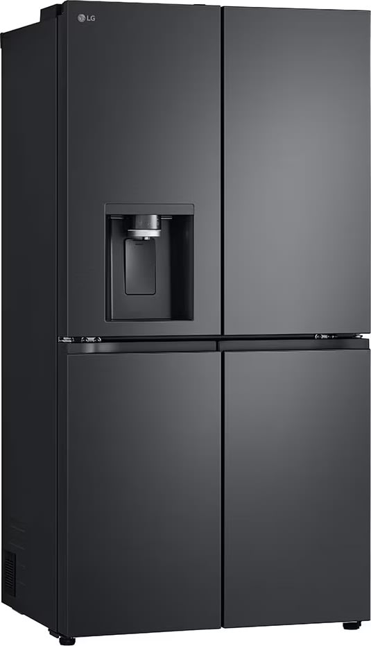 LG kylskåp edm Wi-Fi, 641L, vatten/is, svart