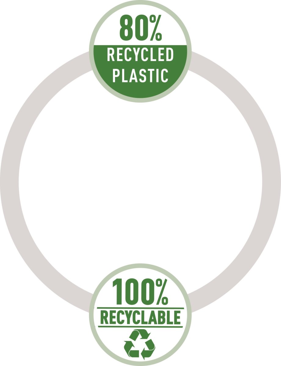 Leitz Recycle dokumentmapp | A4 | PP | Röd