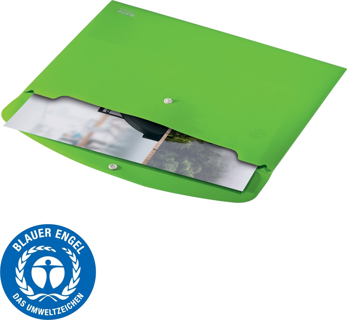 Leitz Recycle dokumentmapp | A4 | PP | Grön
