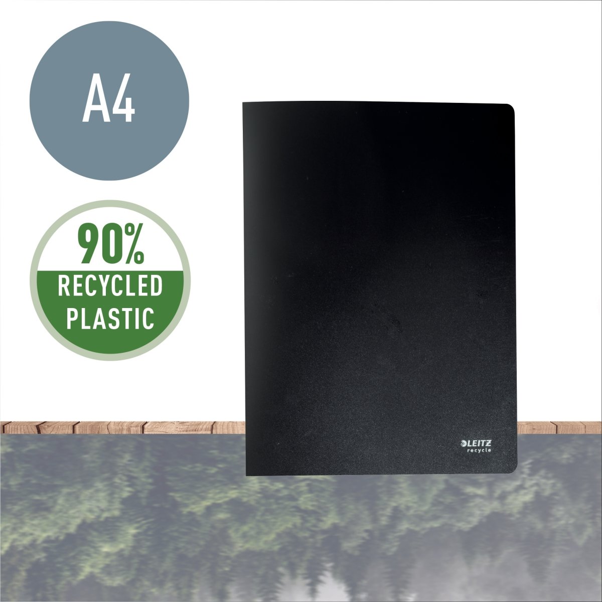 Leitz Recycle displaybok | A4 | 40 fickor | Svart