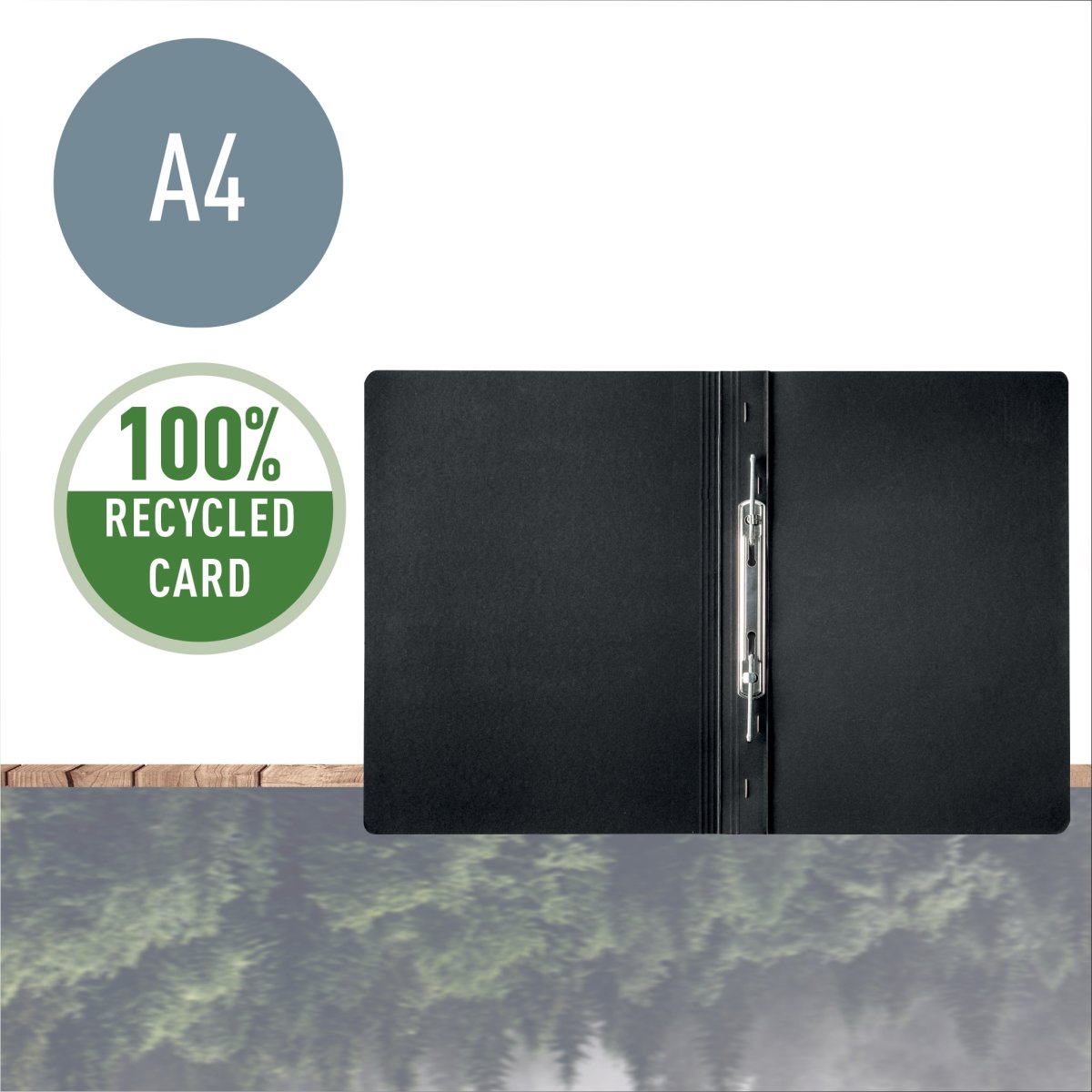 Leitz Recycle spiralmapp | A4 | Svart